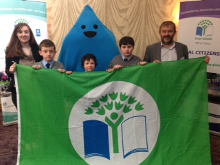 Green Schools Committee Collect Fourth Green Flag