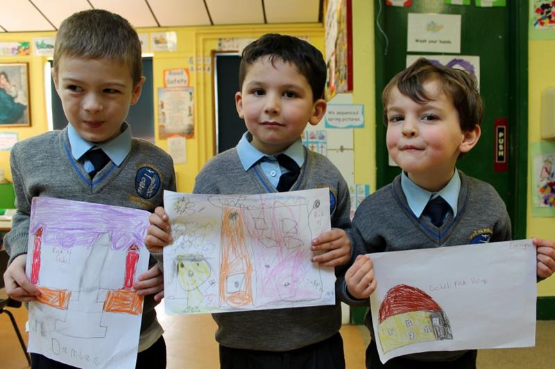 Busy day in Junior Infants