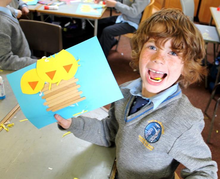 Easter Craft in First Class