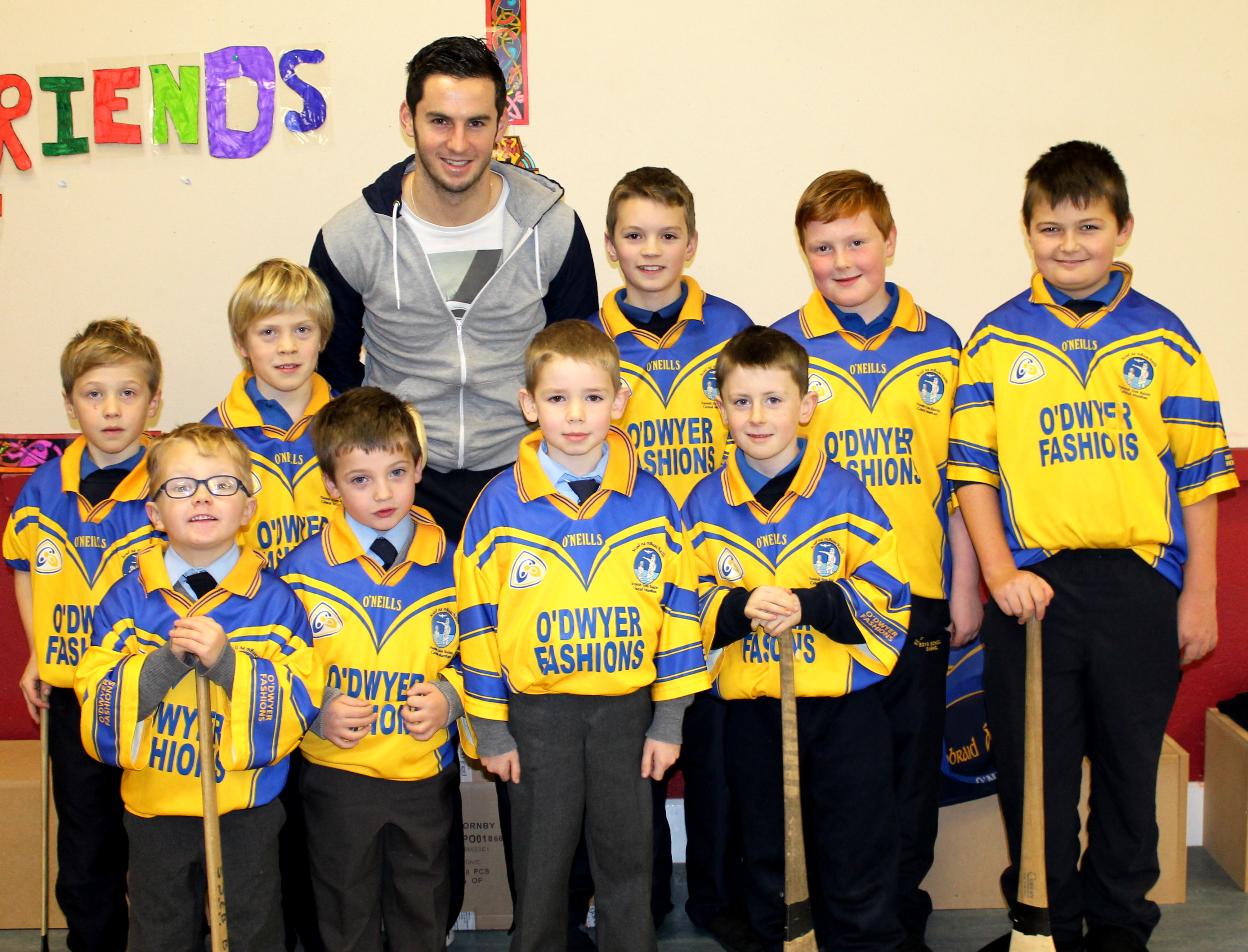 Cathal Barrett visited our school